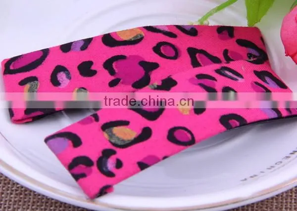 2015 New Style Leopard Print Wholesale Mulit Color Fabrc bb Hair Pin photo-5