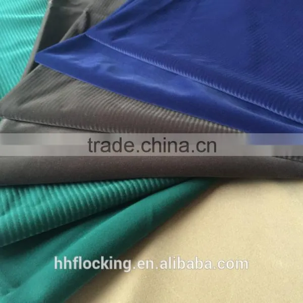 Knitted Polyester Flock Fabric for Cloth photo-6