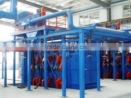 Catenary Conveyor Sandblasting Machine for Hardware Finish Pretreatment photo-6