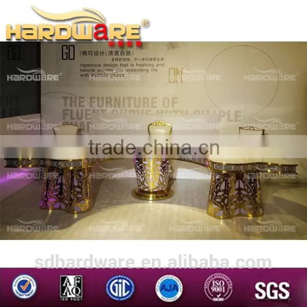With Music Shaking Led Light Table / Half Moon Shape Round Table Have 8 -10 Seater photo-4