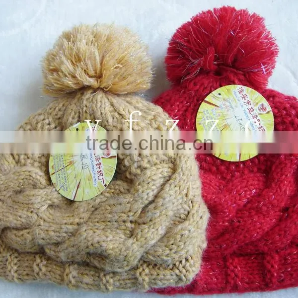 Knitted Beanie Hat With Ear Muff for Winter 2013
