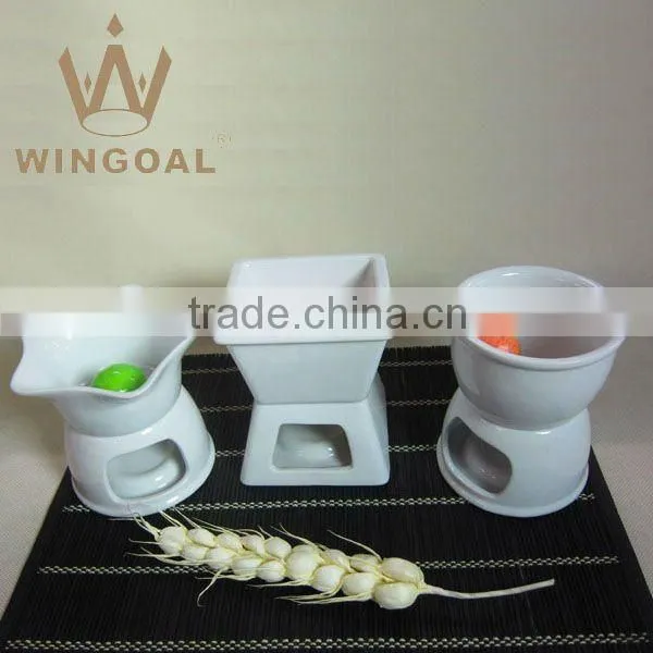 Ceramic Chocolate Fondue Set