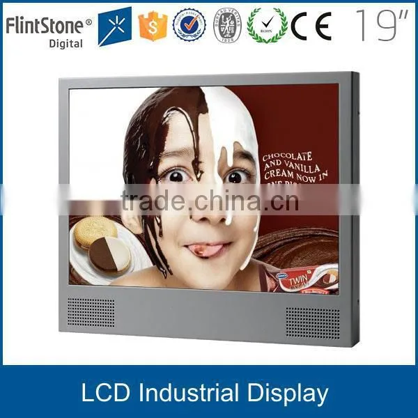 FlintStone 19 Inch Lcd Hdmi 1024p Display Car tv Monitor With Usb Port Tft Lcd Taxi tv Monitor