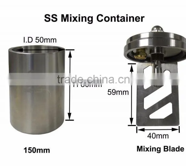Compact Vacuum Mixer (150 / 500ml ) With Vibration Stage & Two Containers - MSK-SFM-7 photo-3