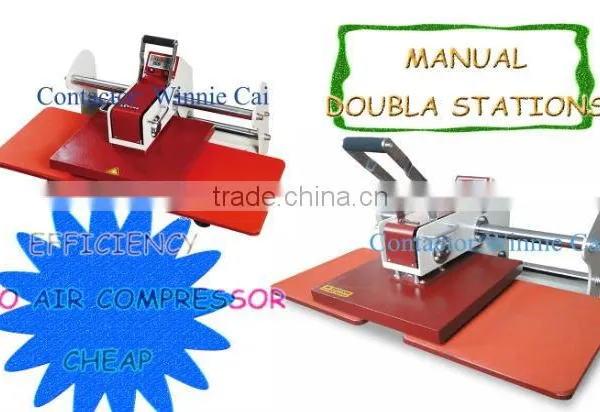 Swing Away Two Stations Heat Press Machine photo-6