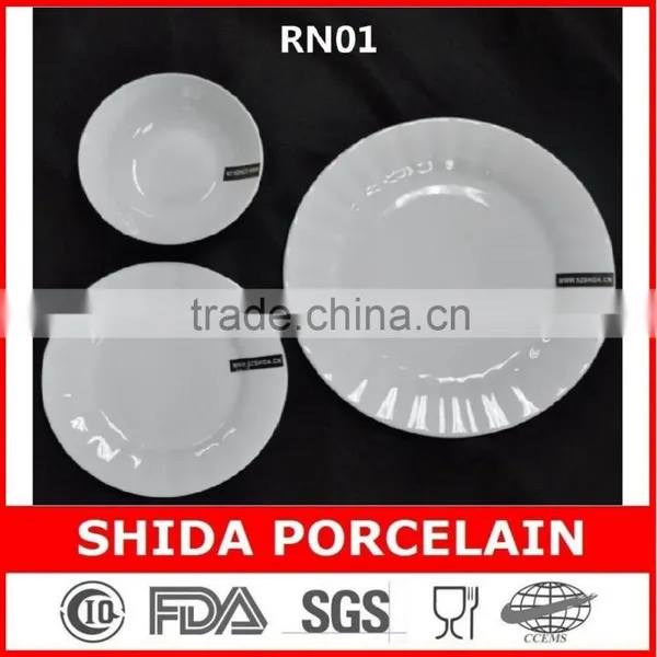 Factory Emboseed Unique Design Porcelain Plates photo-2