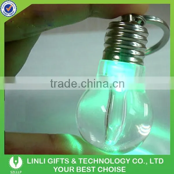 2016 Hot Sales Plastic Led Bulb Shape Key Chain photo-3