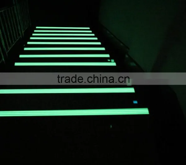 Photoluminescent Aluminum Stair Nosing/glow Step Nosing/glow Stair Strips