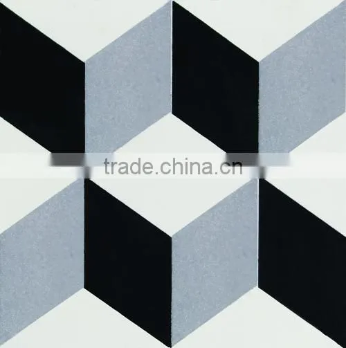 200*200mm Black Color Customized Ceramic Kitchen Tile Bathroom Wall Tile photo-3