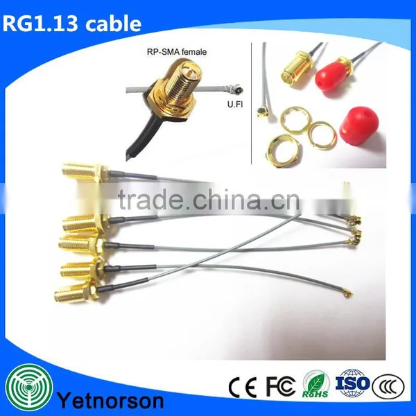Shenzhen Manufacture Made Ipex to Sma Female Rg1.13 Cable With High Performance photo-5