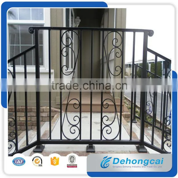 Metal Steel Outdoor Balcony Guardrail Hardrail Railing/Wrought Iron Railing