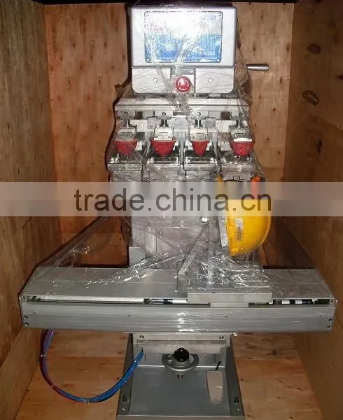 4 Color Safety Helmet Pad Printing Machine photo-5