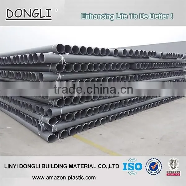 ISO4422 GB/T Standard Hard Pvc Water Pipe U-pvc Water Flow Tube 200mm photo-2