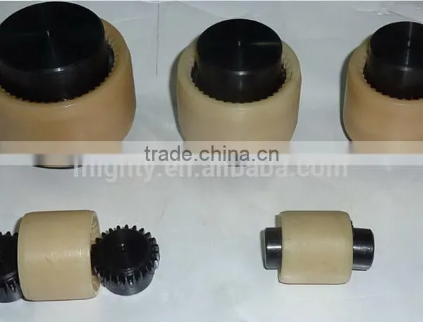 Nylon Sleeve Curved Teeth Gear Moter Couplings RGF18 14 19 24 28 32 38 42 48 56 55 65 photo-2