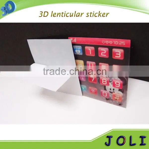 Factory Outlet Customized Size Lenticular Flip Backing Sticker photo-5