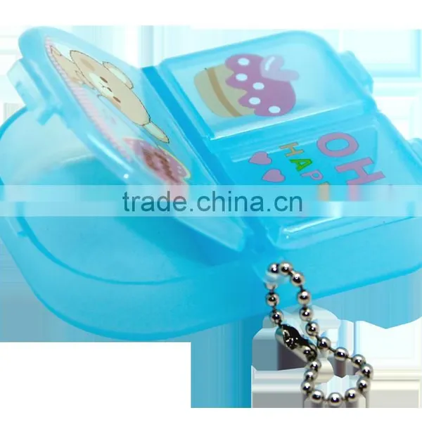 Customize Keychain Pill Storage Case With 3 Compartments for Promotional photo-2
