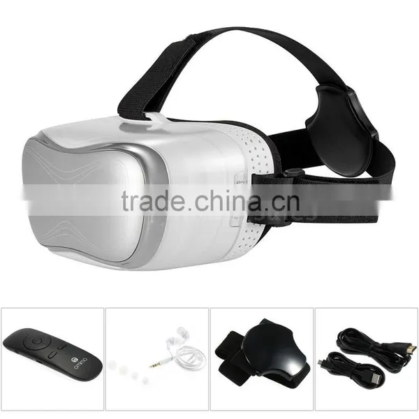 VR Virtual Reality 3D Glasses Headset Oculus Rift Head Mount 3D Movies Games For 3.5-6.0 Inch Phone + Bluetooth Remote Control photo-2