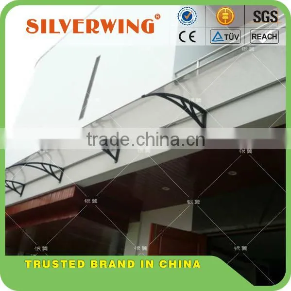 Hot!High Quality Durable Easy Assembly DIY Polycarbonate Plastic Awning photo-3