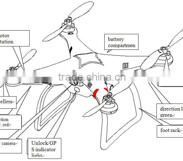 Wholesale New Products Aircraft Parts Drones for Aerial Photography Unmanned Helicopter photo-5
