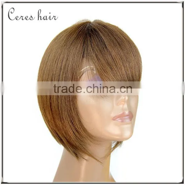 Wholesale Silky Straight Bob Cut Human Hair Short Bob Lace Front Wig photo-5
