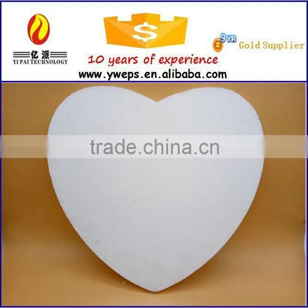 High Quality EPS Block/any Shaped You Want/polystyrene Peach Heart for Wedding Decoration