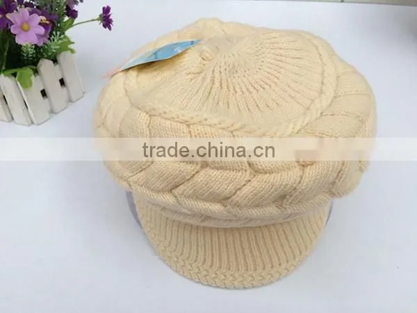 Colorful Beanie Cute Striped Hand Knitted Hat photo-5