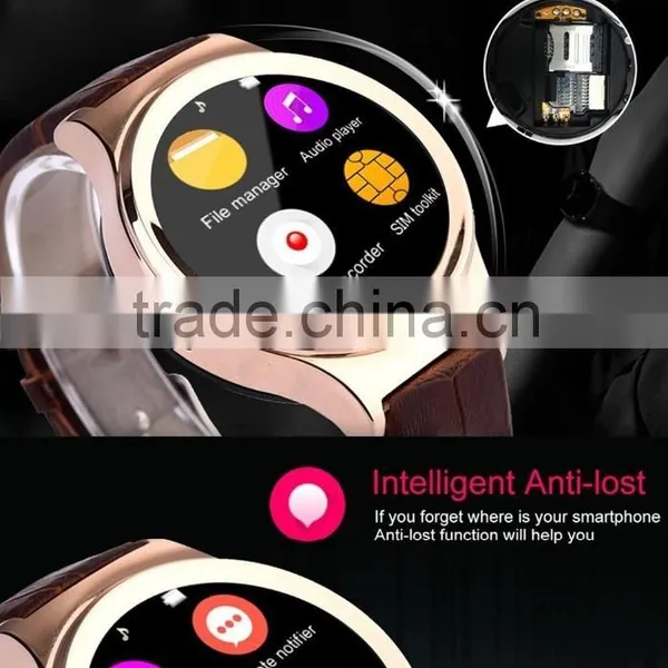 Touchscreen Bluetooth Smart Watch Support SIM / SD Card With Heart Rate / Emote Control for Samsung, LG, HTC, Snoy, Moto, IPhone photo-2