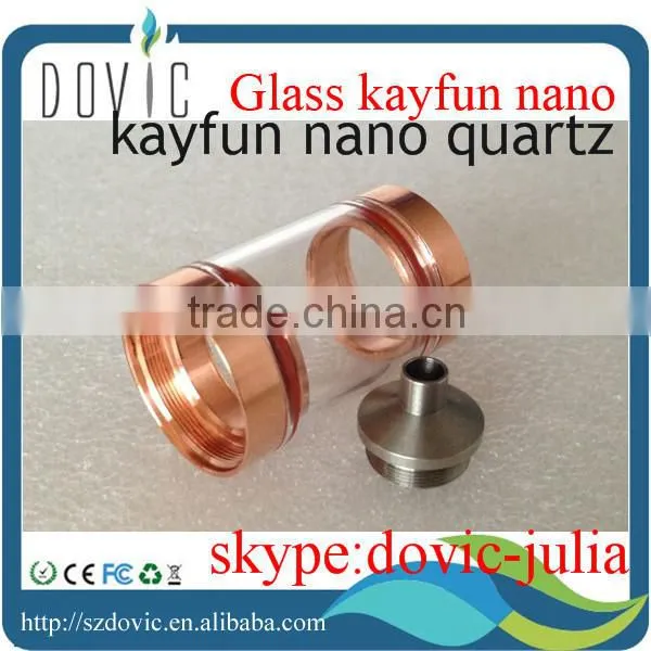 Ss&pyrex Short/long Clear Kayfun Nano Quartz Glass Tank Kayfun Nano With Factory Price photo-3