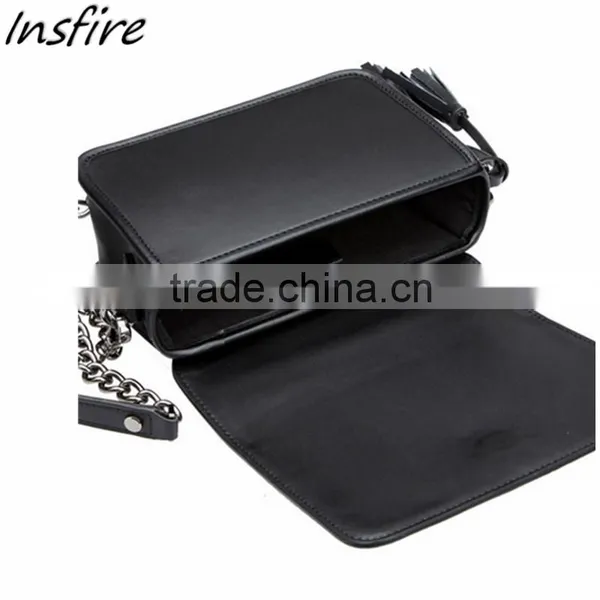 Metal Rivet PU Leather Wholesale Clutch Cool Chain Shoulder Bag Wholesale photo-3