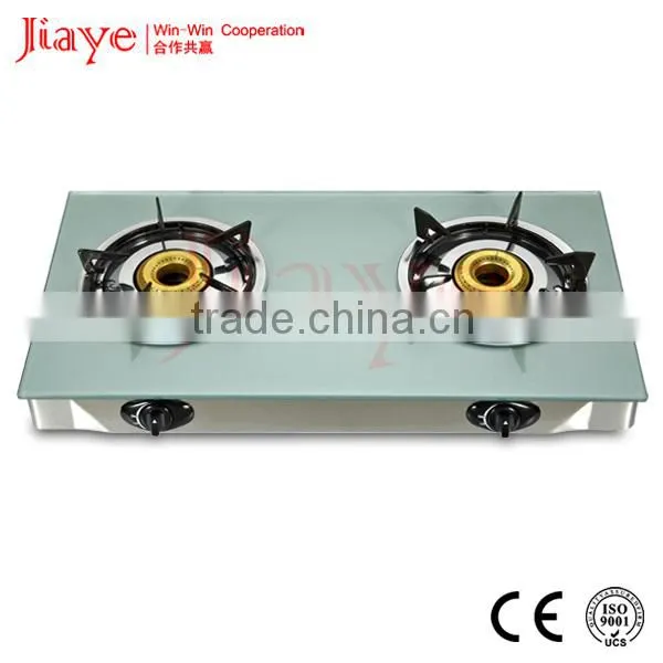 2 Burner Table Gas Stove Tempered Glass Hob New Model