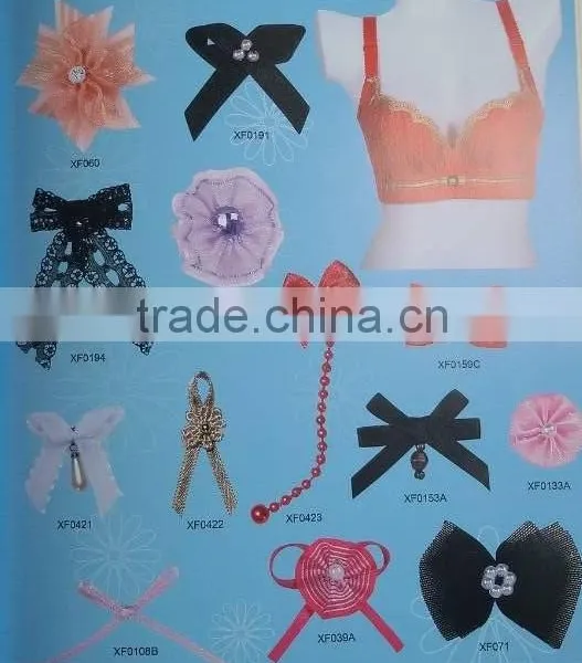 Hand Making Bra Ribbon Bow