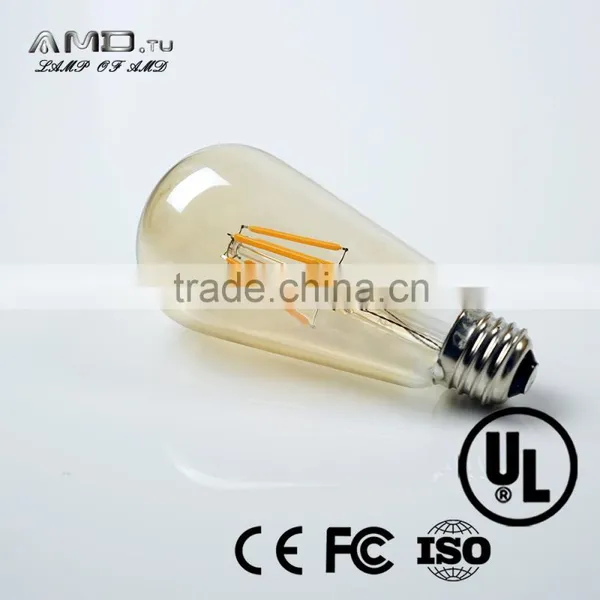 UL CE RoHS Approval Best Sell ST58 2200K 2700k 2w 3w 4w Vintage Led Light Bulb St58led Light photo-2