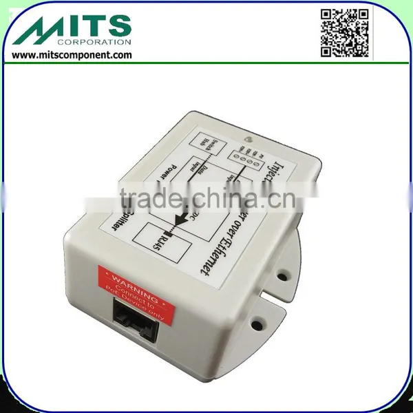 17W/48V 1 Port DC Input PoE Injector for IP Phone, IP Cam, AP, Security & Networking Devices photo-3