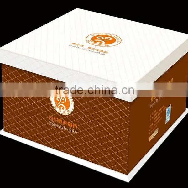 Custom Size Logo Printing Cake Boxes Wedding photo-4