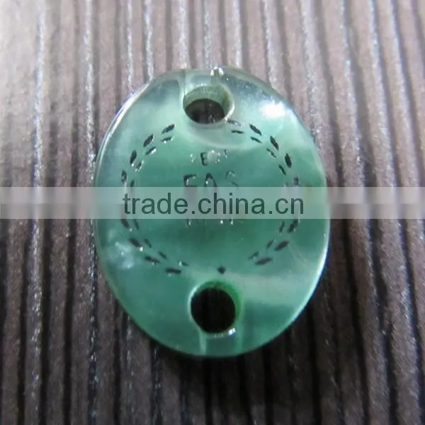 Pearl Shiny Green Polyester Badge Polyester Label photo-2