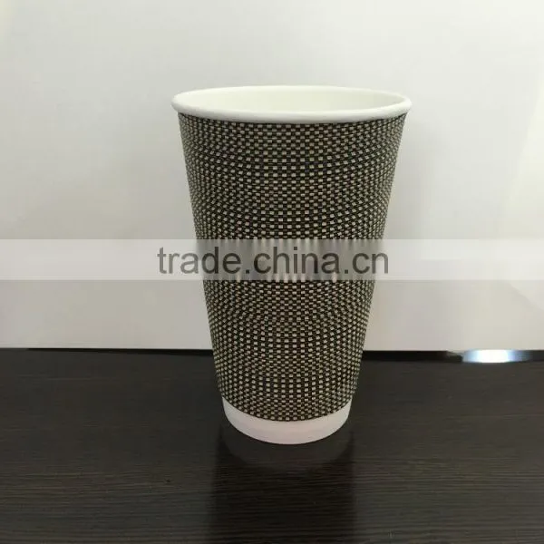 NewTop Low Cost Double Wall Ripple Coffee Paper Cup photo-3