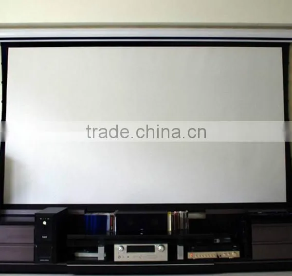 Luxury Tab Tension Projection Screen With Soft Matte White Fabric 12 Inch 16:9 photo-4