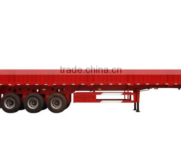 3 Axle 40ft Cargo Semi Trailer / Side Wall Trailer for Sale photo-4