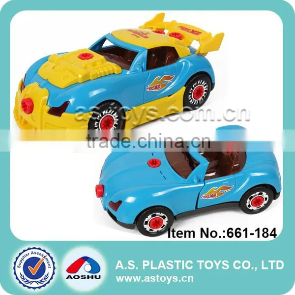 Play At Home Racing Car Assembled set plasitc kids tools game