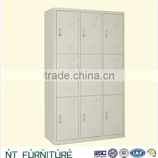 Beige Color 9 Doors Steel Locker/metal Bedroom Locker photo-2