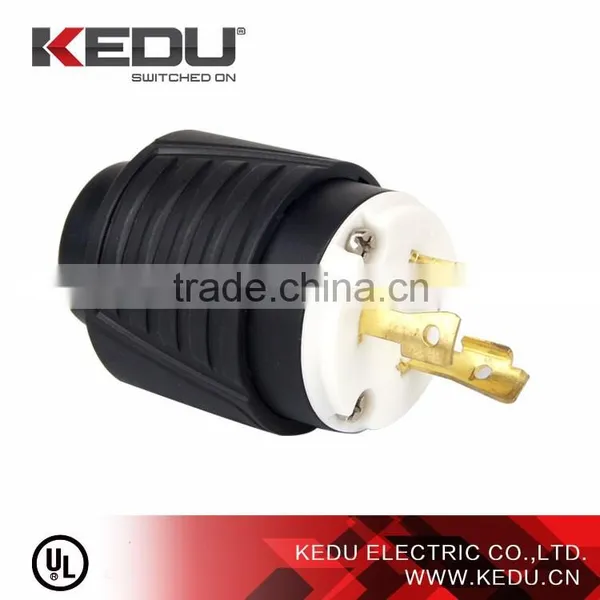 KEDU High Quality 30A 125V American Standard Plug With UL Approval
