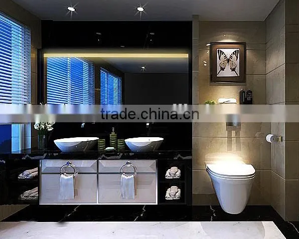 Wall Mounted LED Backlit Mirror With Touch Sensor photo-3