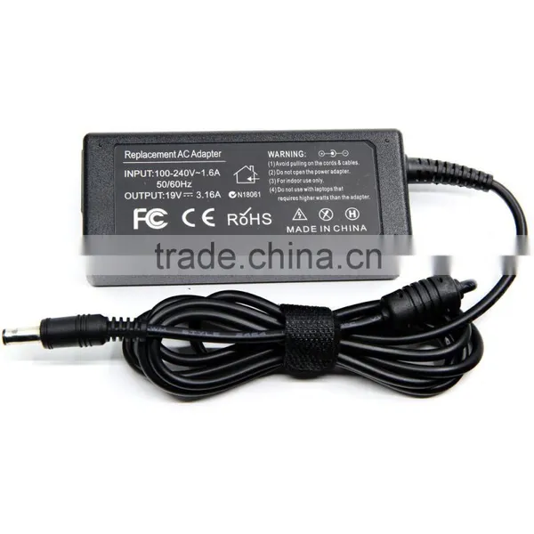 High Qulity Laptop Power Supply Universal ac dc Adapter 19v 3.16a Notebook Charger for Samsung OEM ODM photo-2
