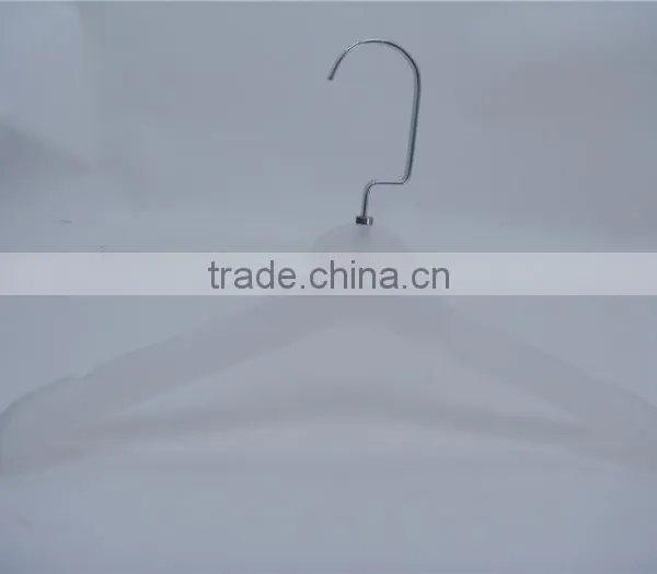 HEAD 16" Wholesale White Plastic Suit Coat Hanger for Garment Clothes photo-3