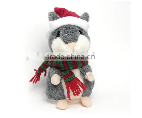 2016 Christmas Gift Hot Cute Plush Talking Hamster Recording Toy Hamster, Speaking Hamster photo-2