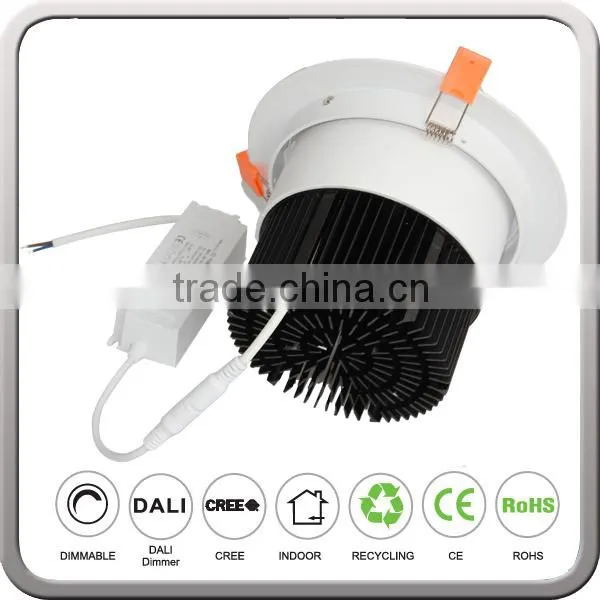 Dimmable LED Cob Downlight 35 Watts With Ra90 Cob Down Lighting for Clothing Shop photo-2