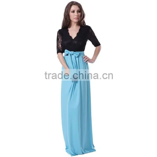 Latest Fashion Excellet Workmanship Floor Length Wholesale Plus Size Maxi Dress photo-4