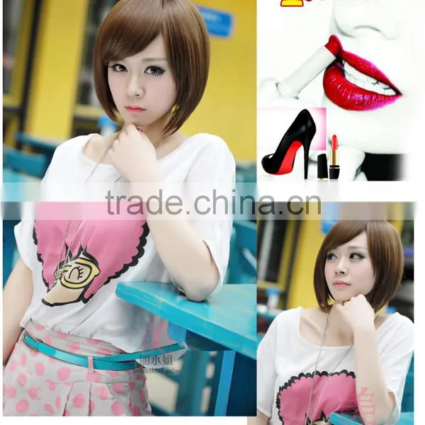 Fashion Spiky Hair Wigs Short Bob Remy Hair Wigs Cheap Short Bob Wigs photo-4