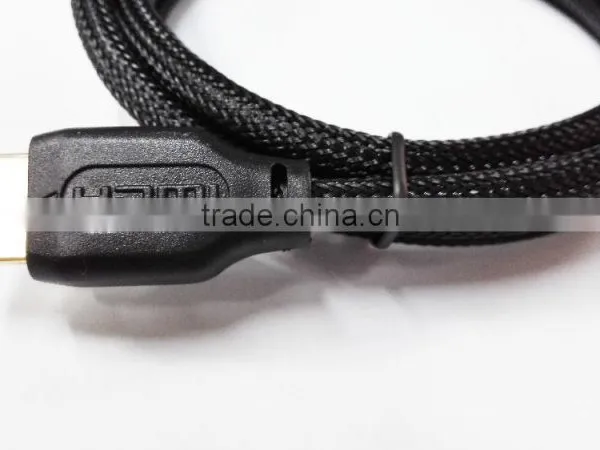 1.8M Black Nylon Net HDMI Cable photo-3