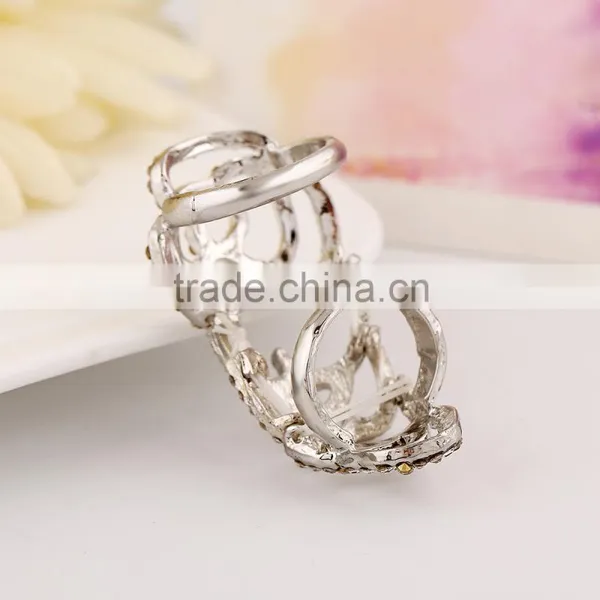 Fashion Wholesale Jewelry Rose Elastic Force Rings photo-5